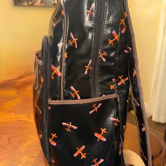 Fossil Coated Canvas Aviation Backpack, Airplanes design - Picture 3 of 16